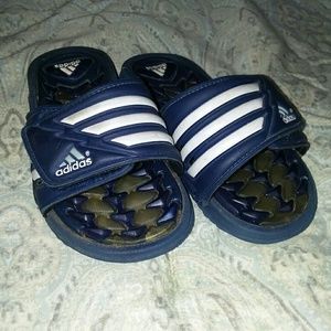 Adidas sandals.